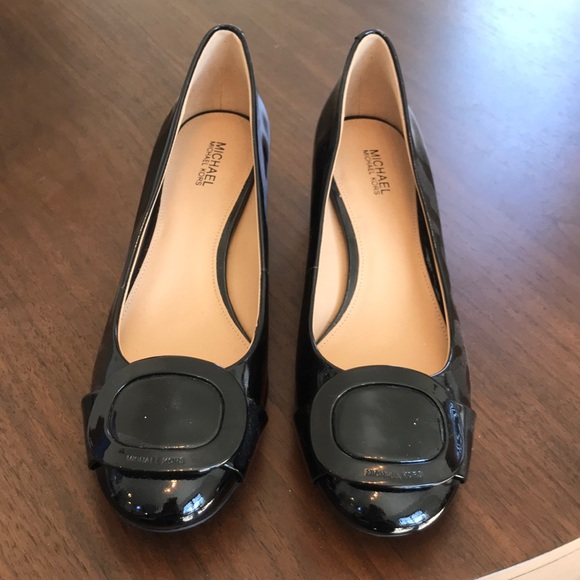 NWOT Michael Kors Patton leather with block heel - Picture 4 of 6